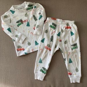 Baby personalized Christmas pajamas